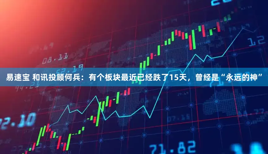 易速宝 和讯投顾何兵：有个板块最近已经跌了15天，曾经是“永远的神”